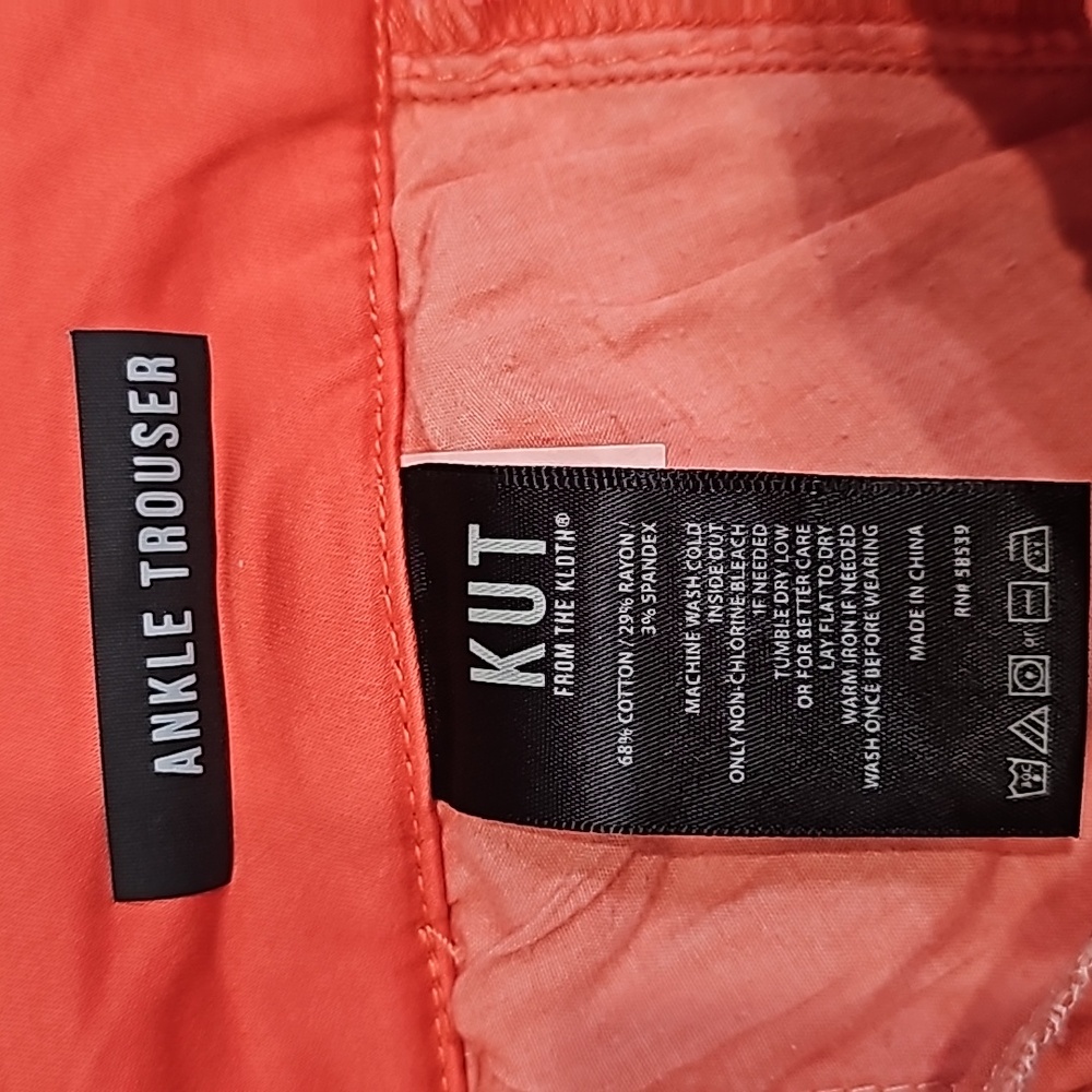 NWT Kut from the Kloth Coral Pants 16W - Picture 7 of 7